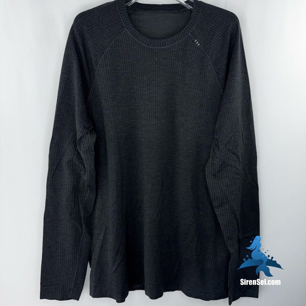 lululemon athletica Men's Long Sleeve Thermal Top - Black
